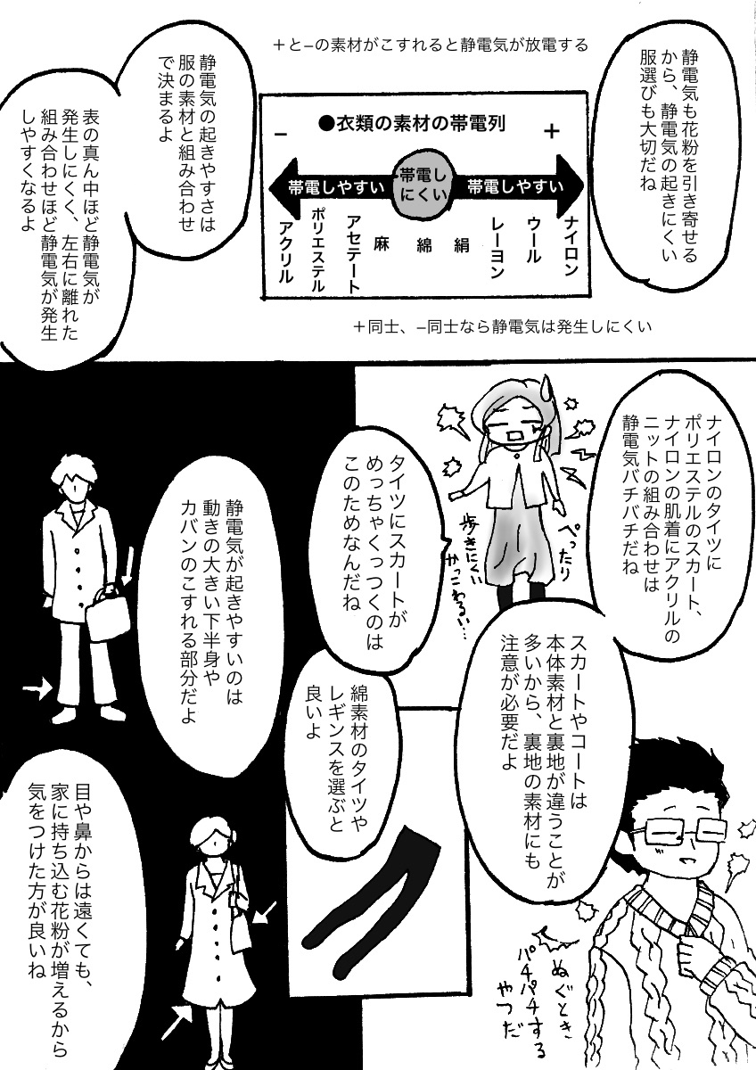 マスク以外の花粉症対策を漫画で解説 こえふのシングルマザーブログ